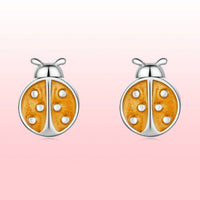 S925 Sterling Silver Enamel Earrings for Women