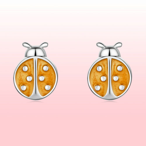 S925 Sterling Silver Enamel Earrings for Women