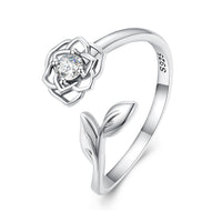 S925 Sterling Silver Pavé Setting CZ Ring for Women