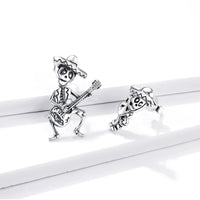 S925 Oxidized Silver Earrings Size 1.5*1cm, 2.4*1.3cm for Women