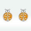 S925 Sterling Silver Enamel Earrings for Women