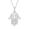 S925 Sterling Silver Plated Platinum Adjustable Necklace for Women