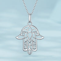 S925 Sterling Silver Plated Platinum Adjustable Necklace for Women