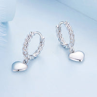 S925 Sterling Silver Earrings for Women with Platinum Plating