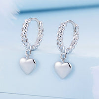 S925 Sterling Silver Earrings for Women with Platinum Plating