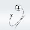 S925 Sterling Silver Plated Platinum Ring