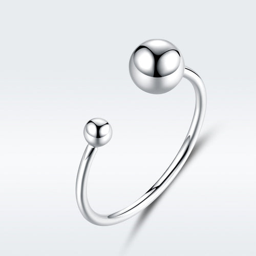 S925 Sterling Silver Plated Platinum Ring
