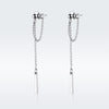 S925 Sterling Silver Plated Platinum Earrings for Women
