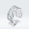 S925 Sterling Silver Pavé Setting CZ Ring