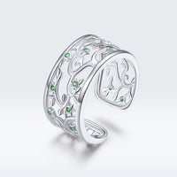 S925 Sterling Silver Pavé Setting CZ Ring