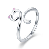S925 Sterling Silver Adjustable Ring for Women