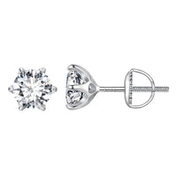 S925 Sterling Silver 2.00 Carat Moissanite Earrings for Women