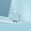 S925 Sterling Silver Plated Platinum Earrings