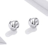 S925 Sterling Silver Platinum Plated Earrings for Women