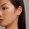 S925 Sterling Silver Earrings for Women with Platinum Plating