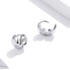 S925 Sterling Silver Platinum Plated Earrings for Women