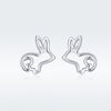 S925 Sterling Silver Plated Platinum Earrings