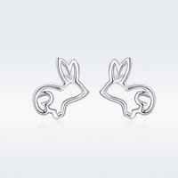 S925 Sterling Silver Plated Platinum Earrings