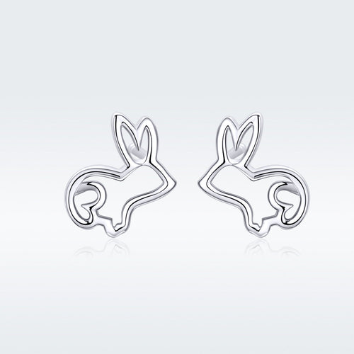 S925 Sterling Silver Plated Platinum Earrings