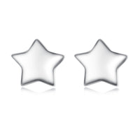 S925 Sterling Silver Earrings with Plated Platinum Finish for Women