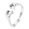 S925 Oxidized Silver 0.17cm Ring