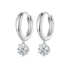 S925 Sterling Silver 0.50 Carat Moissanite Earrings for Women