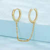 S925 Sterling Silver Earrings with Pavé Setting CZ for Women