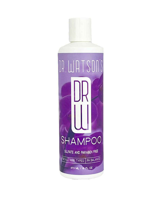 Dr. Watson's | Shampoo | Sweet Pea | Sulfate Free | pH Balanced | 16 Oz.