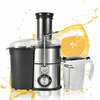 87043565 1100W household centrifugal juicer multi-function electric juicer 2.5L slag cup does not contain BPA fruit and vegetable juice, modern vertical mixing kitchen juicer, secondary mechanical EasyOptionXY LLC