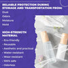 Clear Drawstring Bag, 5 x 8 Inches. Pack of 100 Clear Plastic Drawstring Bags. 2 Mil Drawstring Clear Plastic Bags. Waterproof Clear Plastic Bags Drawstring for Cosmetics, Toiletries