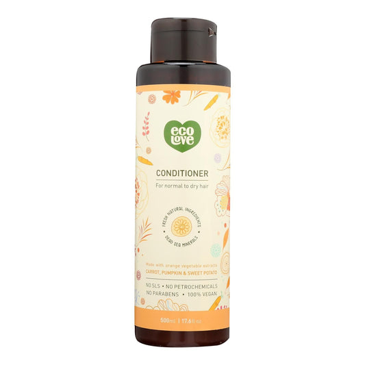 Ecolove - Conditioner Orange Veg Nrml&dry - 1 Each - 17.6 Fz EasyOptionXY LLC