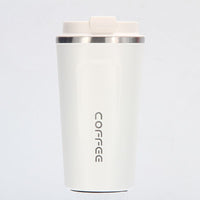 12 oz Stainless Steel Vacuum Insulated Tumbler - Coffee Travel Mug Spill Proof with Lid - T hermos Cup for Keep Hot/Ice Coffee; Tea and Beer EasyOptionXY LLC