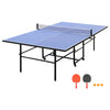 9-Foot Foldable Indoor Ping Pong Table Set with Accessories