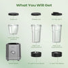 1200W Blender for Shakes and Smoothies, VEWIOR Personal Blender with 6 Blades, 22 oz * 2 B PA-F ree To-go Cups, 3 Mode Controls for Kitchen (Banned by A mazon)