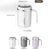 1pc Stainless Steel Cups With Lid; 16 Oz 304 Stainless Steel Tumblers Durable Coffee Mug With Splash Proof Sliding Lid; Drink With Lid Open; Non-Insulated Mug; Without Straw EasyOptionXY LLC