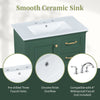 30" Bathroom Vanity with Sink, One Package, Bathroom Cabinet with Drawers, Solid Frame and MDF Board EasyOptionXY LLC