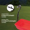 wheelbarrow electric Hassle-free assemble: this utility cart's durable steel frame is easy to Assemble while the sturdy poly tub is easy to clean and rust-resistant electric garden cart