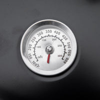 3-in-1 Vertical Charcoal BBQ Smoker Grill with 2 Cooking Areas and Thermometer