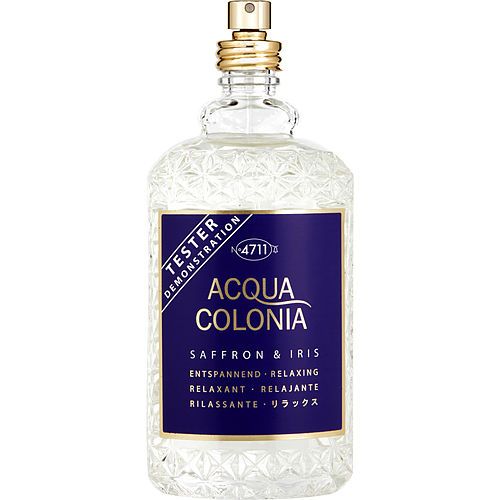 4711 ACQUA COLONIA SAFFRON & IRIS by 4711 EAU DE COLOGNE SPRAY 5.7 OZ *TESTER EasyOptionXY LLC