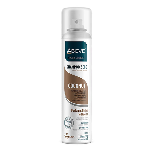 ABOVE Coconut - Dry Shampoo - Absorbs Excess Oil Between Washes - Gives Softness and Shine to Your Strands - Does Not Leave Residue - Prevents Bad Odors with Floral and Vanilla Notes - 3.17 oz EasyOptionXY LLC
