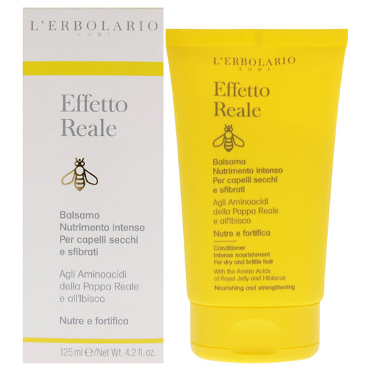 Effetto Reale Intense Nourishment Conditioner by LErbolario for Unisex - 4.2 oz Conditioner EasyOptionXY LLC