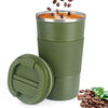 1pc; Stainless Steel Vacuum Insulated Tumbler; Coffee Travel Mug Spill Proof With Lid; T hermos Cup For Keep Hot/Ice Coffee; Tea And Beer