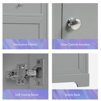 20\" Bathroom Vanity with Sink, Bathroom Cabinet with Soft Closing Door, Storage Rack and Adjustable Shelves EasyOptionXY LLC