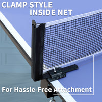 9-Foot Foldable Indoor Ping Pong Table Set with Accessories