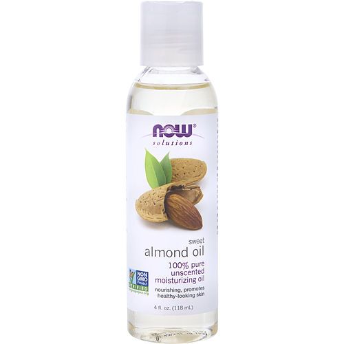 ESSENTIAL OILS NOW by NOW Essential Oils SWEET ALMOND OIL 100% PURE UNSCENTED MOISTURIZING OIL 4 OZ EasyOptionXY LLC