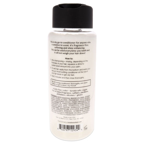 Fragrance Free Shine Enhancing Conditioner by Kristin Ess for Unisex - 10 oz Conditioner EasyOptionXY LLC