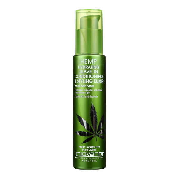 Giovanni Hair Care Products - Hemp Leave In Conditioner Style - 1 Each-4 Fz EasyOptionXY LLC