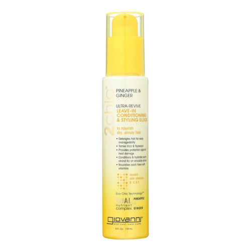 Giovanni Hair Care Products Conditioner - Pineapple And Ginger - Case Of 1 - 4 Fl Oz. EasyOptionXY LLC