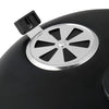 Outdoor Charcoal Smoker Grill – Portable Barrel BBQ Cooker Black
