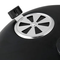Outdoor Charcoal Smoker Grill – Portable Barrel BBQ Cooker Black